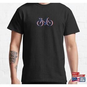 France And The French Love Cyclists Bicycles Silhouettes Classic Tshirt Tee
